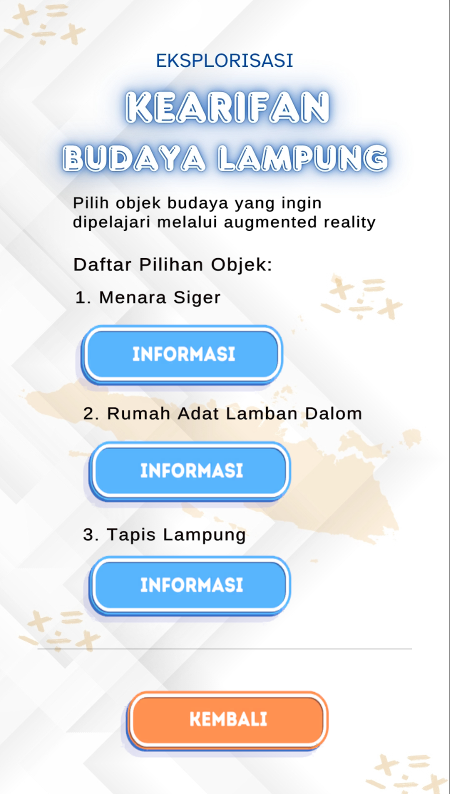 Media Pembelajaran AR Budaya Lampung